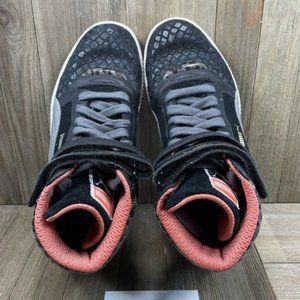 Puma Sky II Hi Leopard Print High Top Sneakers 7.5